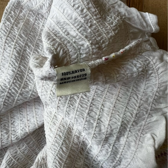 NWOT Rainbow Smocked Embroidered Tube Top - Picture 5 of 5